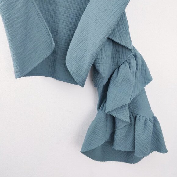 Rachel Comey Spark Top in Teal 0 - Picture 8 of 13